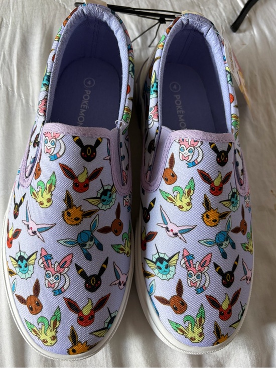 Pokemon Other - Pokemon Lavender Eevee Evolution Slip-On Sneakers